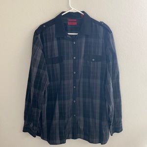 Men’s casual button-down Alfani shirt